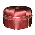 Picture of V08 30"Rd Ottoman Skirted